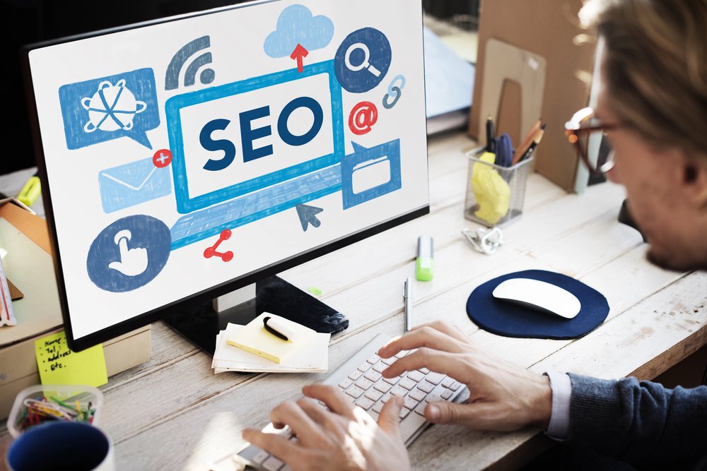 An executive doing SEO.